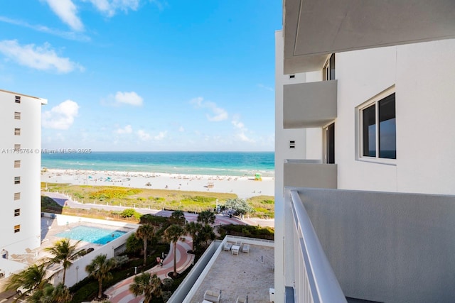 345 Ocean Dr Unit 819, Miami Beach, FL 33139 - water view featuring a view of the beach