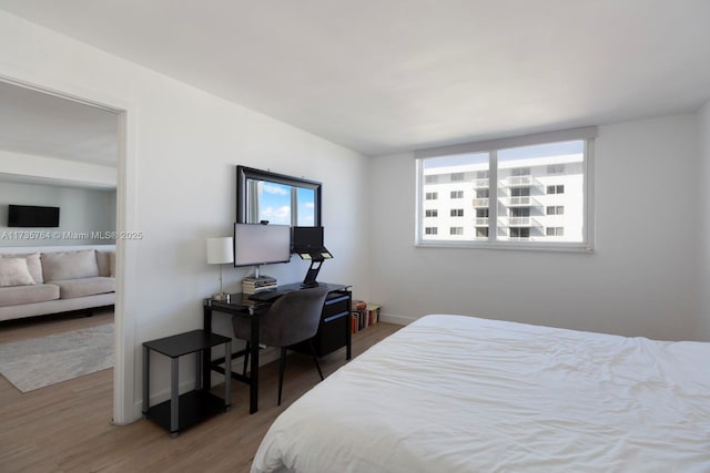 345 Ocean Dr Unit 819, Miami Beach, FL 33139 - bedroom featuring dark hardwood / wood-style flooring