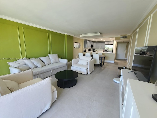 2851 NE 183rd St Unit 511E, Aventura, FL 33160 - living room with crown molding