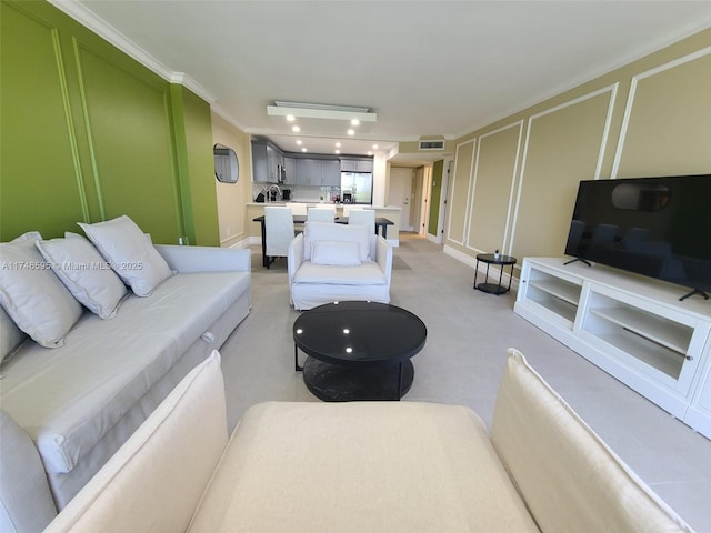 2851 NE 183rd St Unit 511E, Aventura, FL 33160 - living room with crown molding
