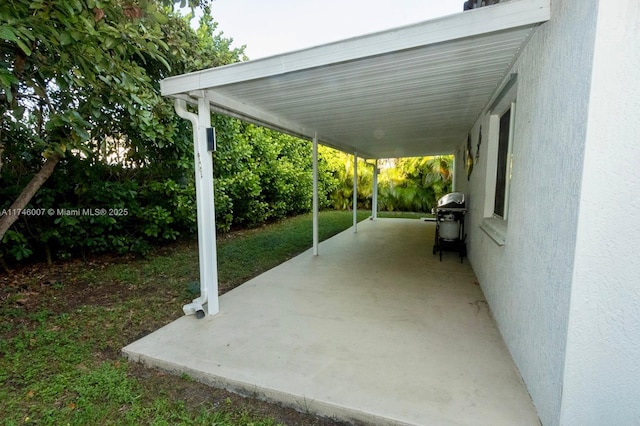 view of patio / terrace with grilling area