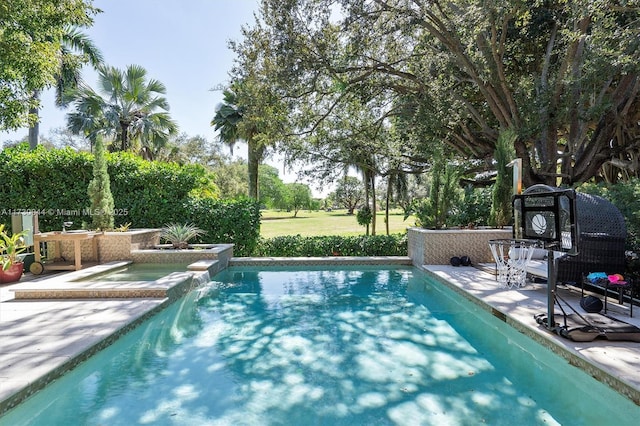 pool featuring a patio