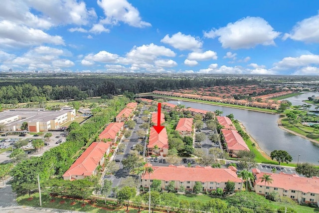3505 Briar Bay Blvd Unit 104, West Palm Beach, FL 33411 - drone / aerial view of a nearby body of water