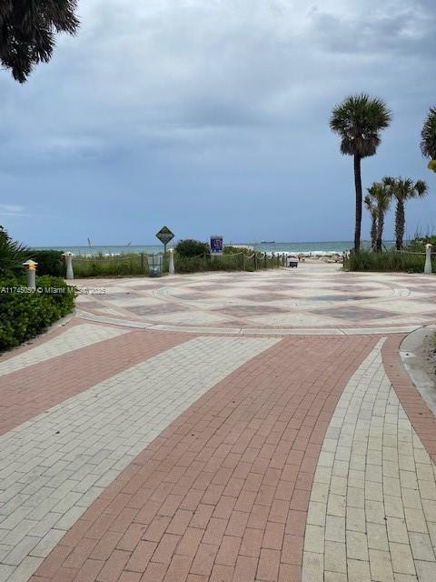 view of property's community featuring a water view