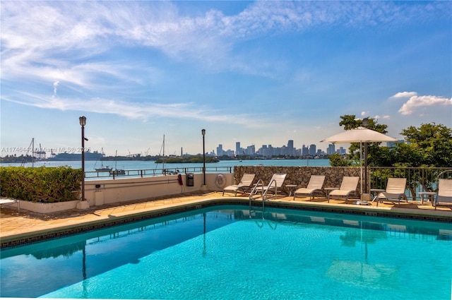 view of swimming pool