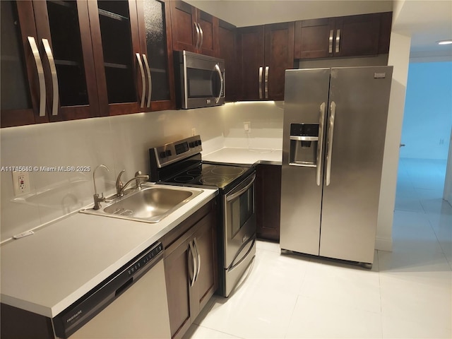 kitchen featuring sink and stainless steel appliances