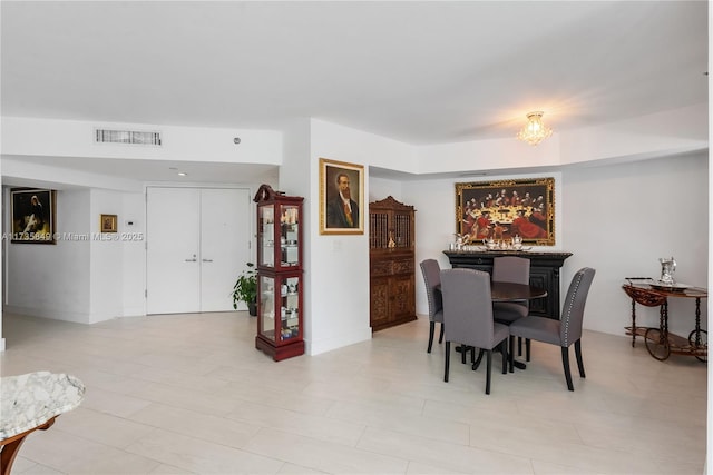 view of dining area