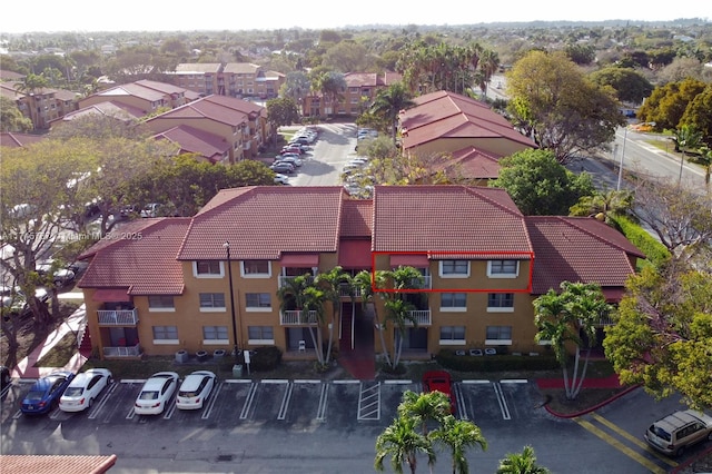 birds eye view of property featuring a residential view