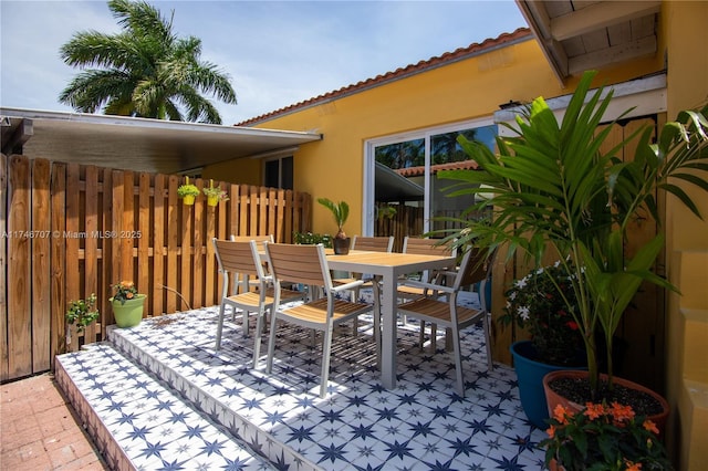 view of patio