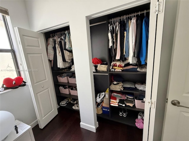 view of closet