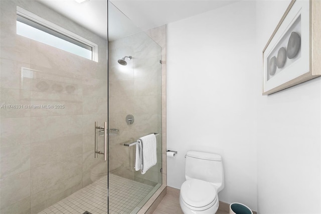 350 Desoto St, Hollywood, FL 33019 - bathroom with a shower with shower door and toilet