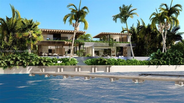 228302 W Dilido Dr, Miami Beach, FL 33139 - view of rear view of house