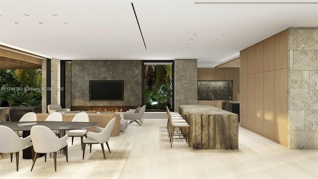 228302 W Dilido Dr, Miami Beach, FL 33139 - common area featuring wood walls