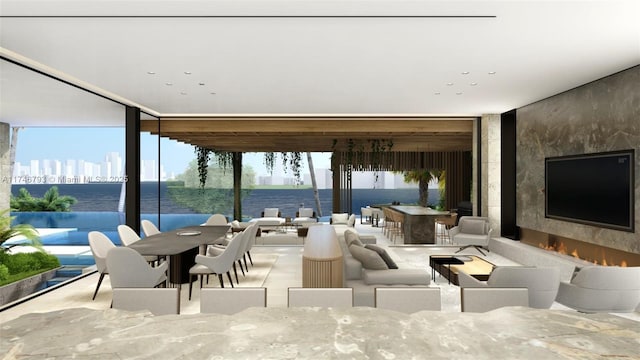 228302 W Dilido Dr, Miami Beach, FL 33139 - view of patio with outdoor dining space