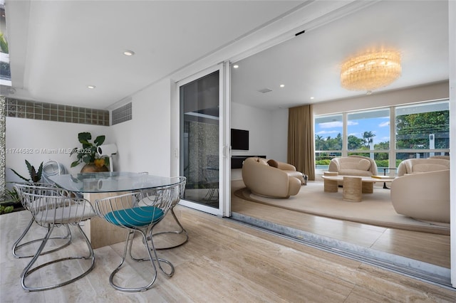 sunroom with visible vents