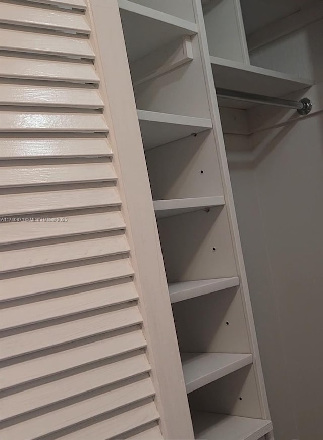 view of closet