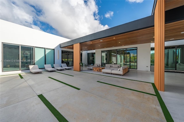 view of patio / terrace with an outdoor hangout area