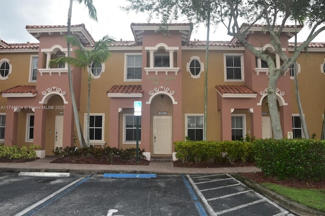 view of mediterranean / spanish house