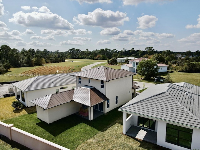 312 SE Via Sangro Prt, St Lucie, FL 34952 - view from above of property with a tree filled landscape