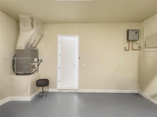 312 SE Via Sangro Prt, St Lucie, FL 34952 - garage with baseboards