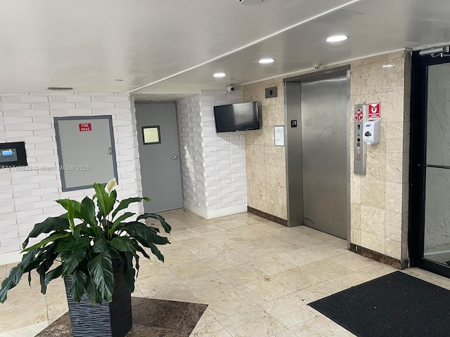 17011 N Bay Rd Unit 507, Sunny Isles Beach, FL 33160 - lobby featuring recessed lighting