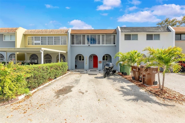 view of front of home