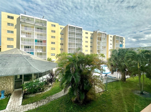 301 NE 14th Ave Unit 201, Hallandale Beach, FL 33009 - view of apartment building / complex