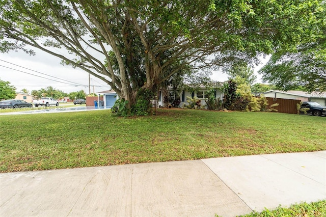 view of yard