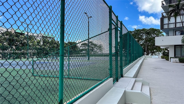 view of tennis court