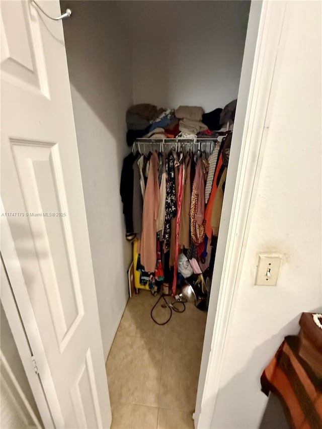 view of closet