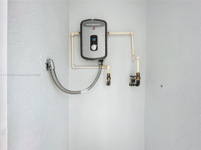 details with water heater