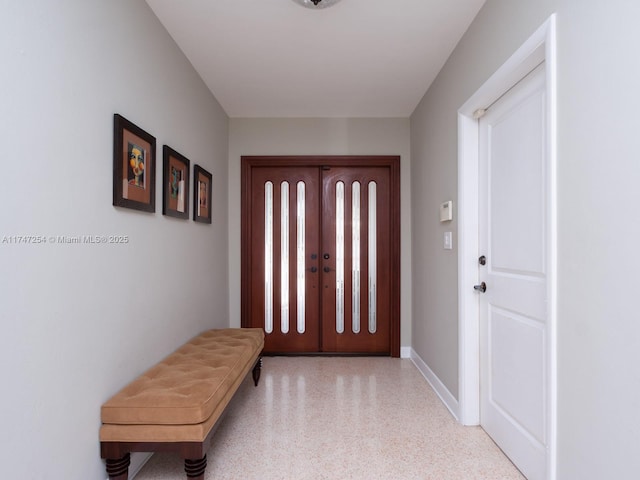 view of foyer entrance