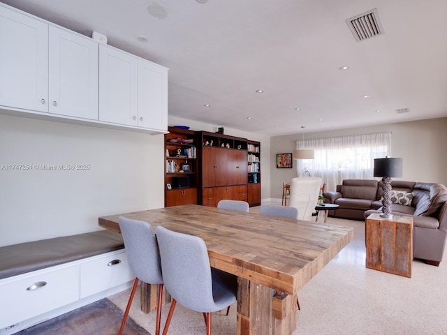 view of dining space