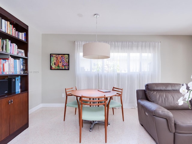 view of dining space