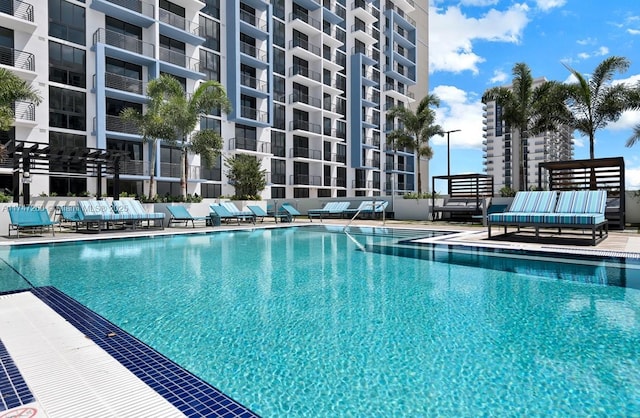 view of community pool