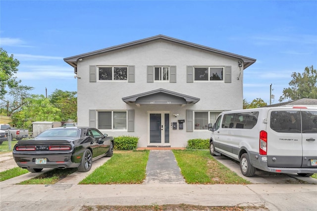 view of front of property with stucco siding