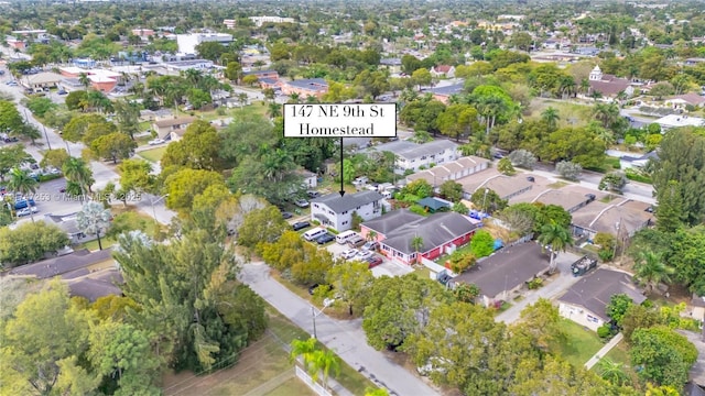 birds eye view of property featuring a residential view