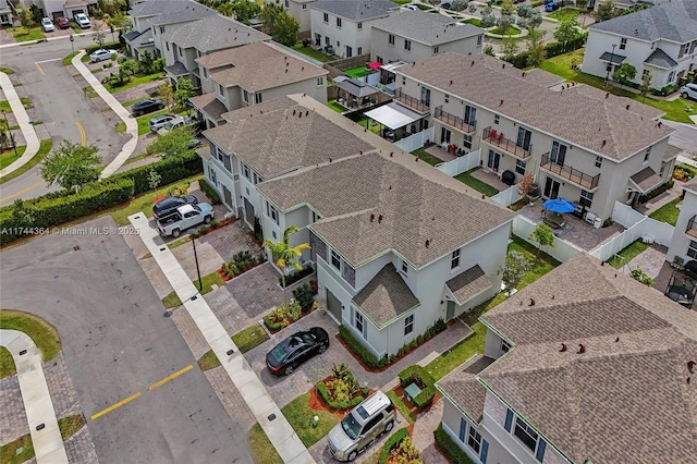 bird's eye view featuring a residential view