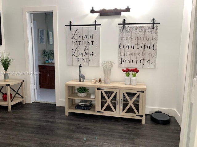 862 NW 132nd Ct, Miami, FL 33182 - interior space featuring baseboards and wood finished floors