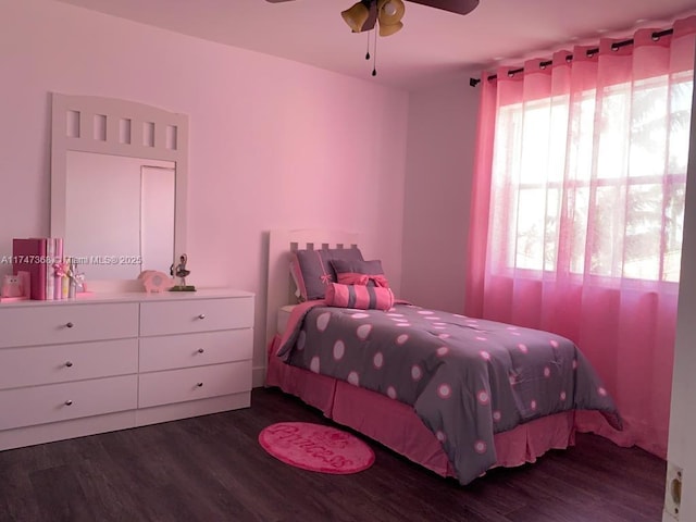 862 NW 132nd Ct, Miami, FL 33182 - bedroom featuring ceiling fan and wood finished floors