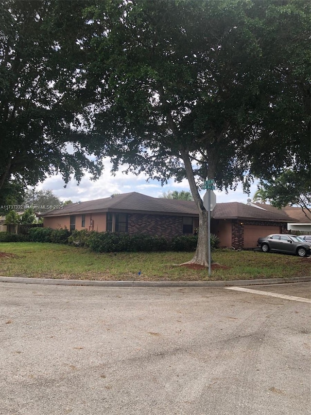 view of ranch-style home