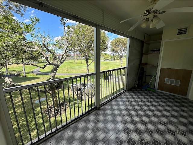 850 SW 133rd Ter Unit 201B, Pembroke Pines, FL 33027 - exterior space featuring visible vents and a ceiling fan