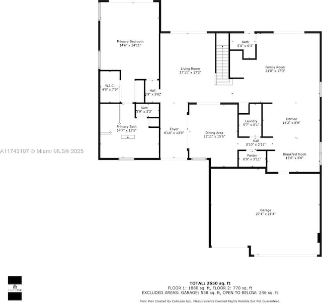 1588 SW 191st Ave, Pembroke Pines, FL 33029 - floor plan