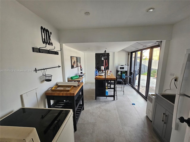 view of dining area