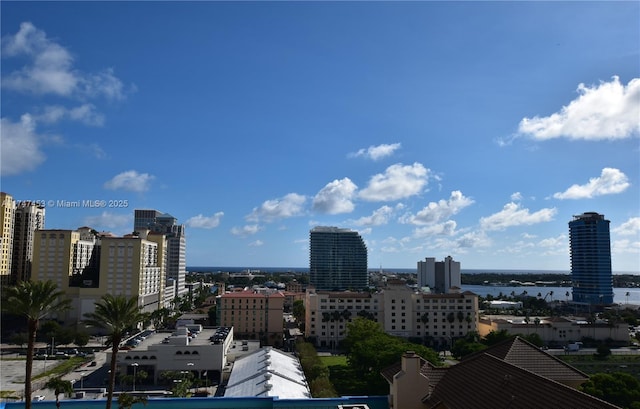 city view featuring a water view