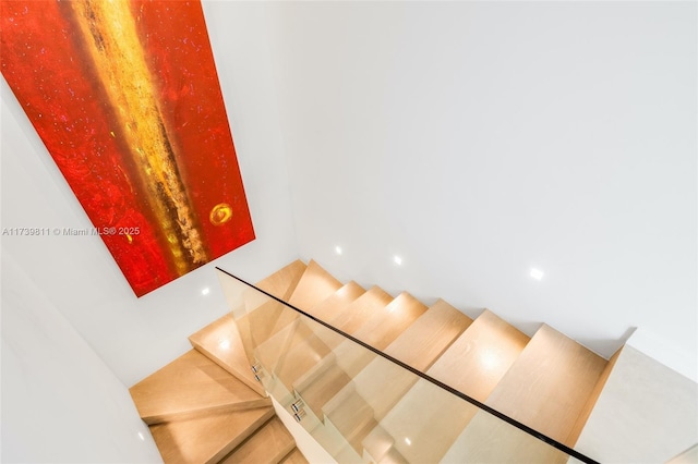 view of staircase