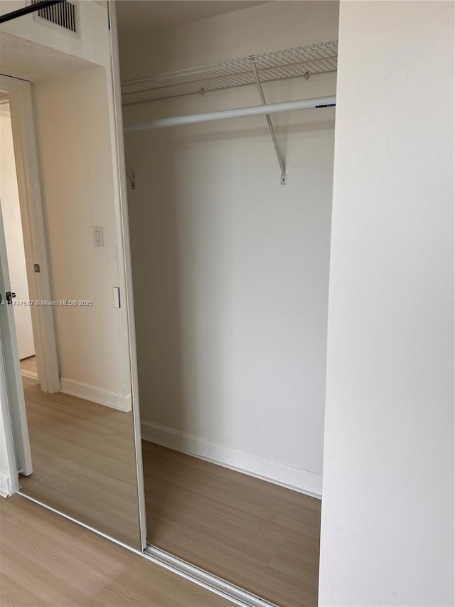 view of closet