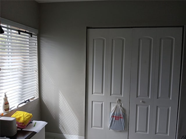 bedroom featuring a closet