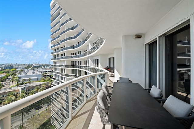 9601 Collins Ave Unit 1208, Bal Harbour, FL 33154 - balcony featuring a view of city