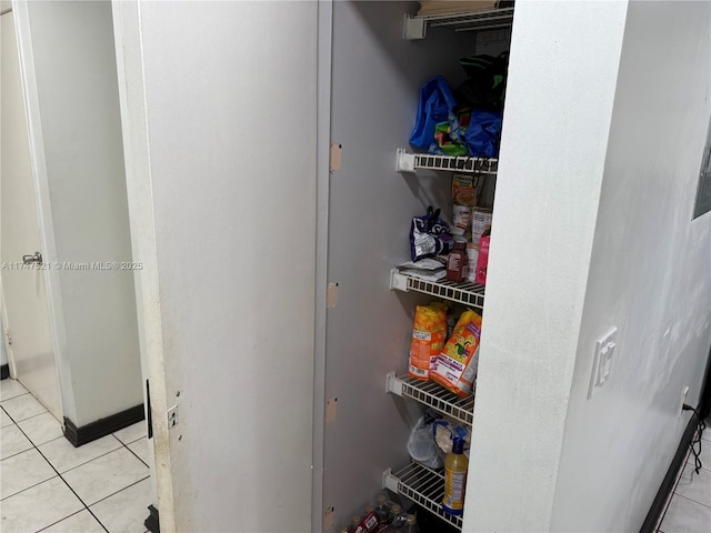 view of pantry